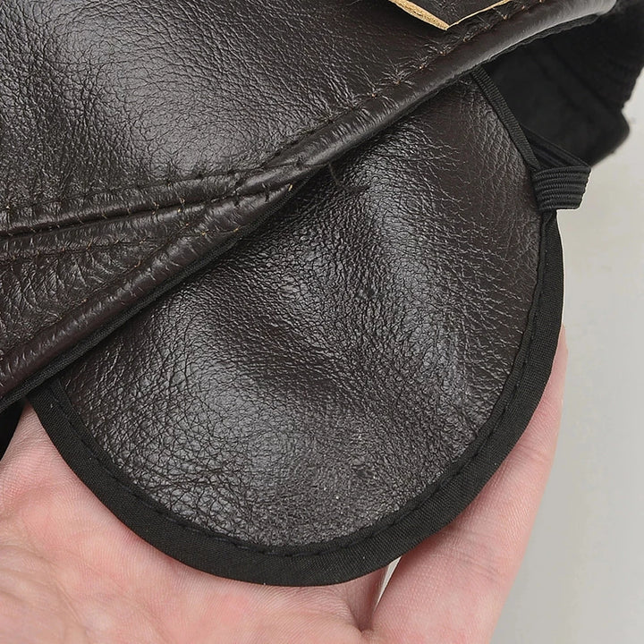 The Carlo Leather Cap