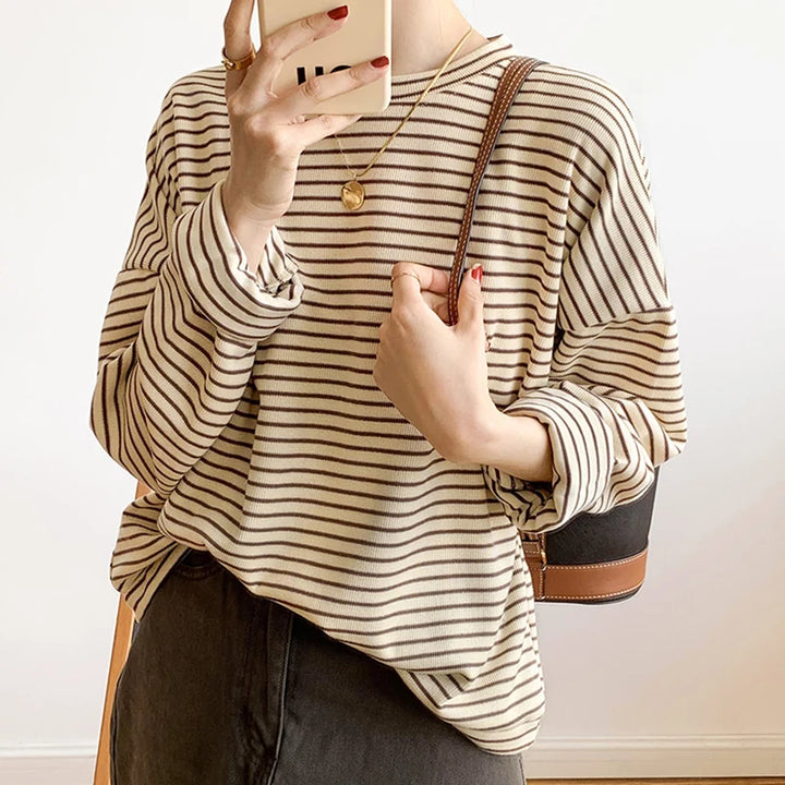 The Bernadette Striped Long Sleeve