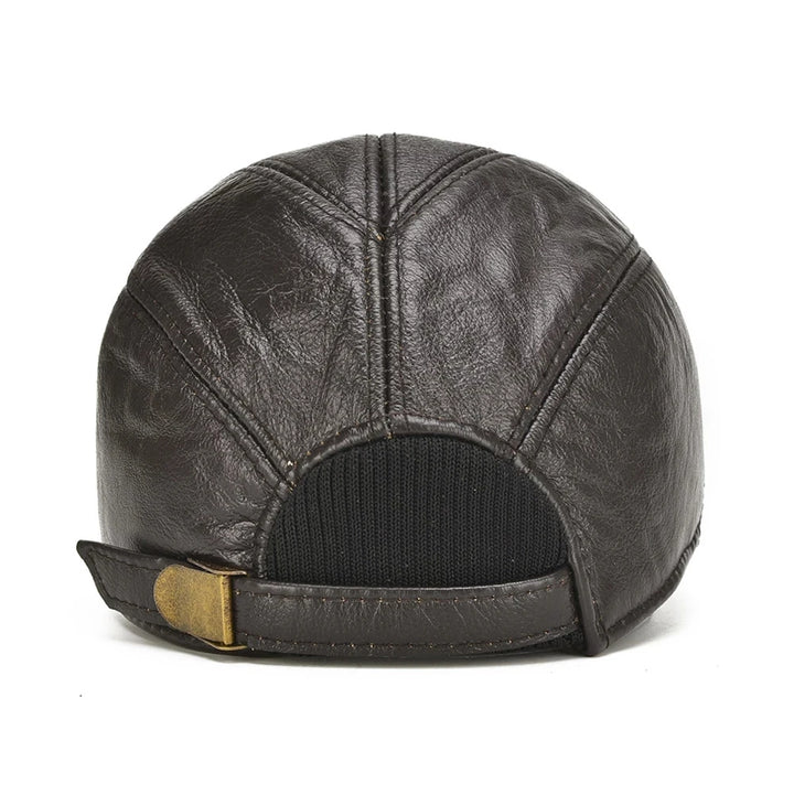 The Carlo Leather Cap