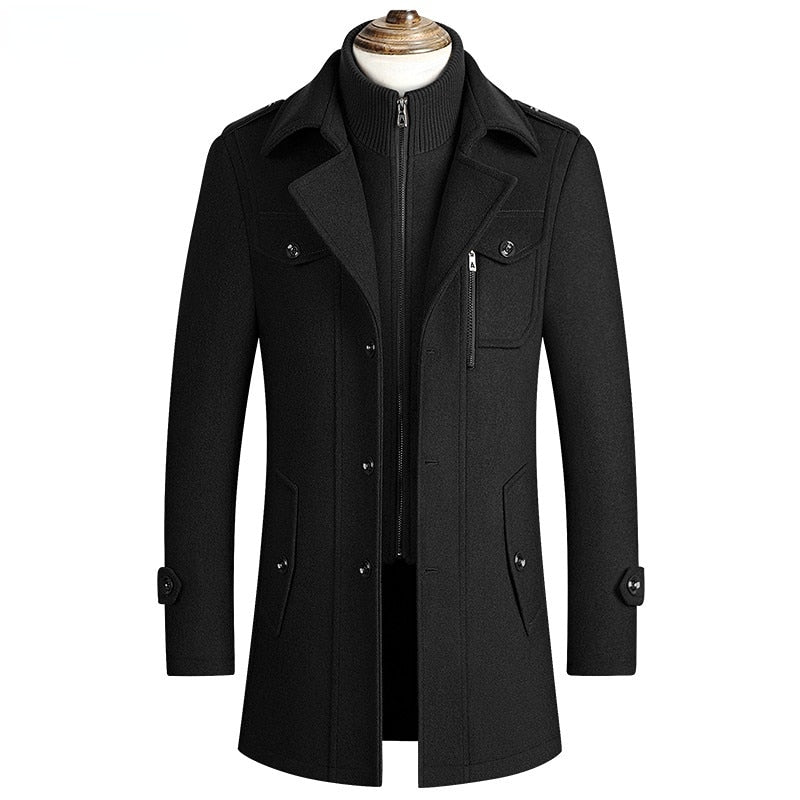 Urban Chill Wool Dress Coat