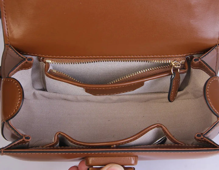 The Astor Bamboo Top-Handle Bag