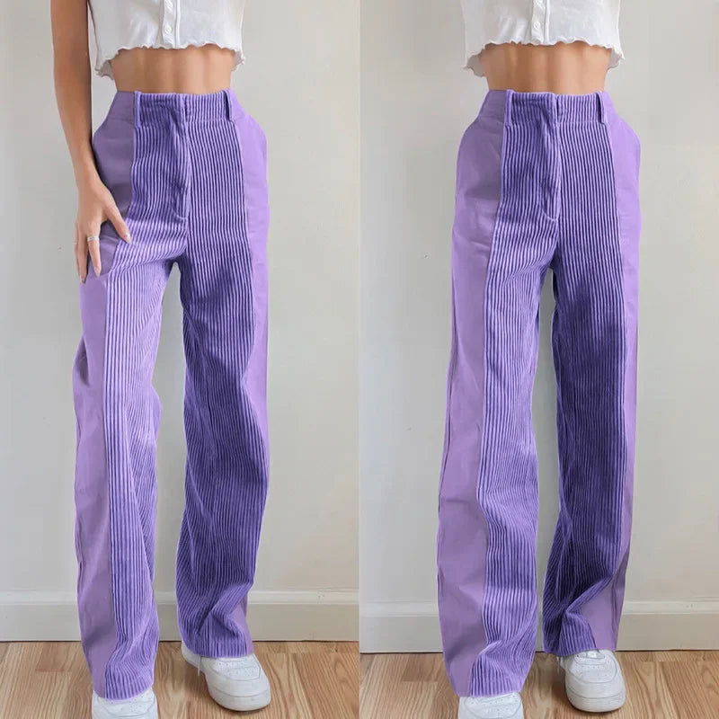 Seraphina Wide Leg Corduroy Pants