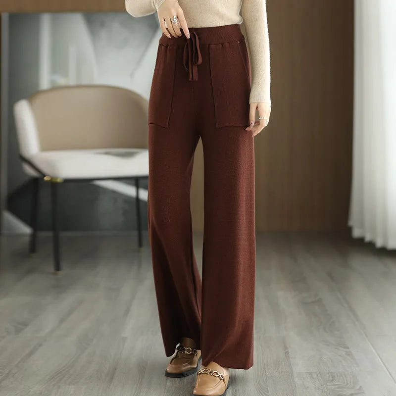 The Nadine Wool Knit Pant