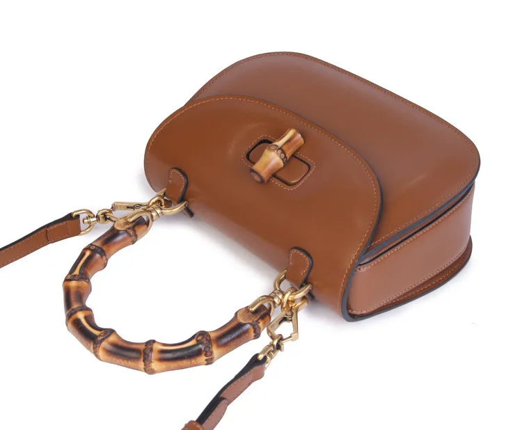 The Astor Bamboo Top-Handle Bag