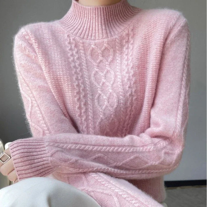 The Elise Cashmere Turtleneck Sweater