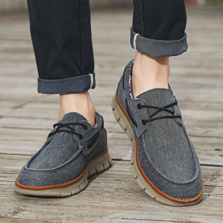 Michael Veltucci Canvas Slip On