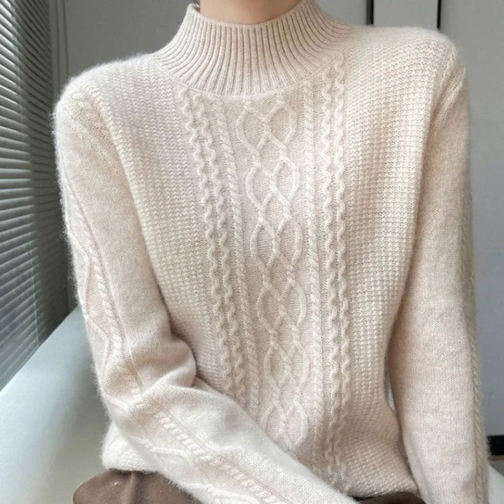 The Elise Cashmere Turtleneck Sweater