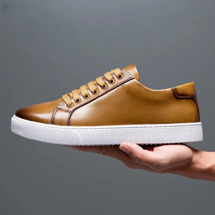 Anthony Veltucci Leather Crossover Sneaker