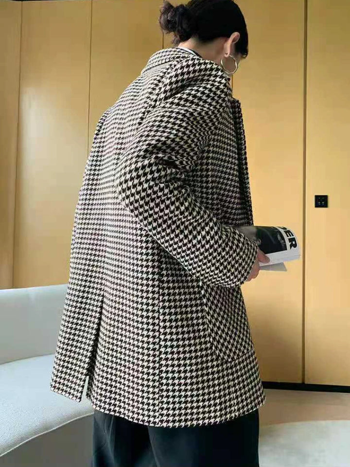 The Elise Houndstooth Blazer