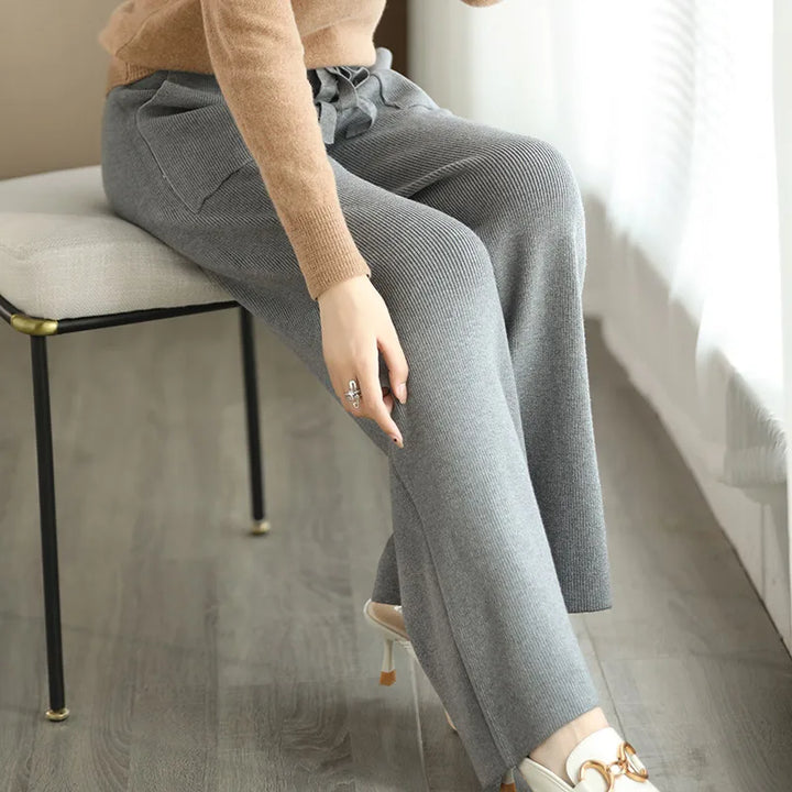 The Nadine Wool Knit Pant