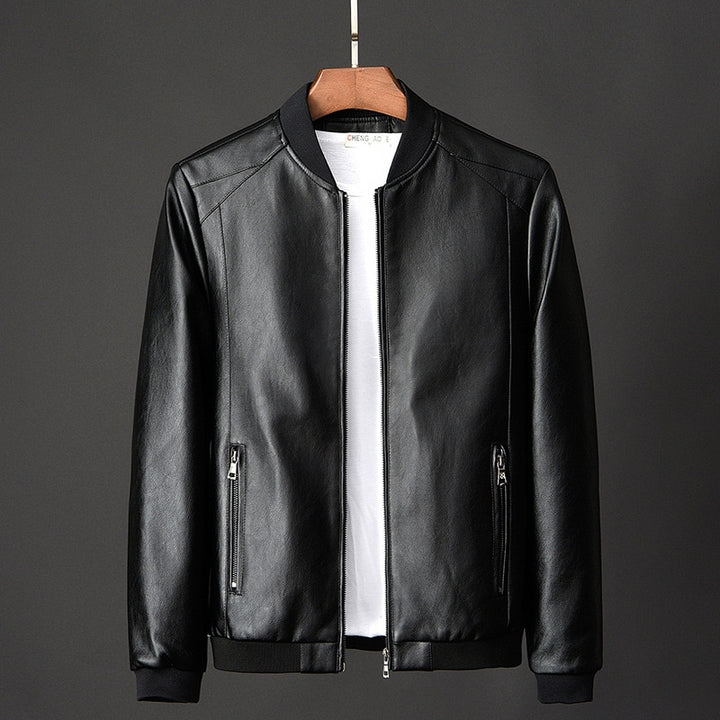 UrbanAviator Men's Leather Bomber Jacket